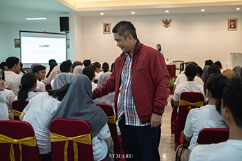 Pemberian materi Leadership oleh Direktur Utama PT Pembangunan Jaya Ancol